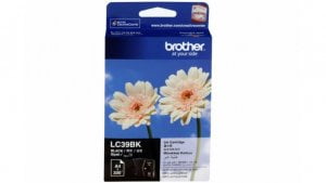 BROTHER LC39 BLACK GENUINE INK CARTRIDGE.