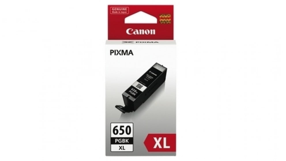 CANON PGI-650XL BLACK GENUINE HIGH CAPACITY INK CARTRIDGE.