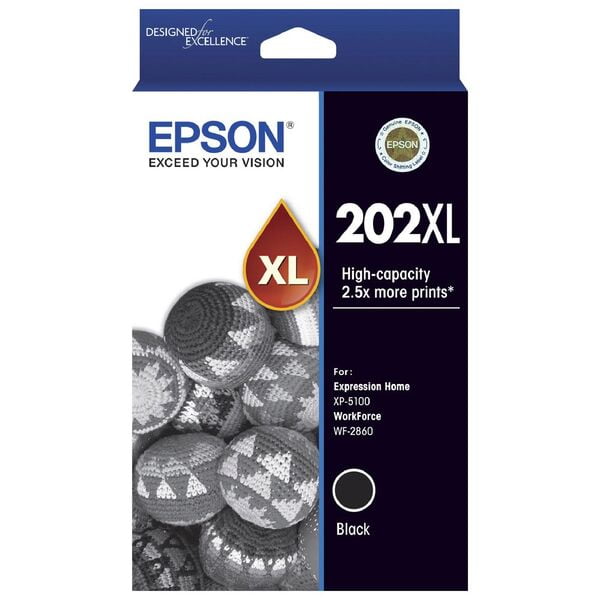 Epson 202XL Black Genuine High Capacity Ink Cartridge