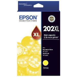 Epson 202XL Genuine High Capacity Yellow Ink Cartridge
