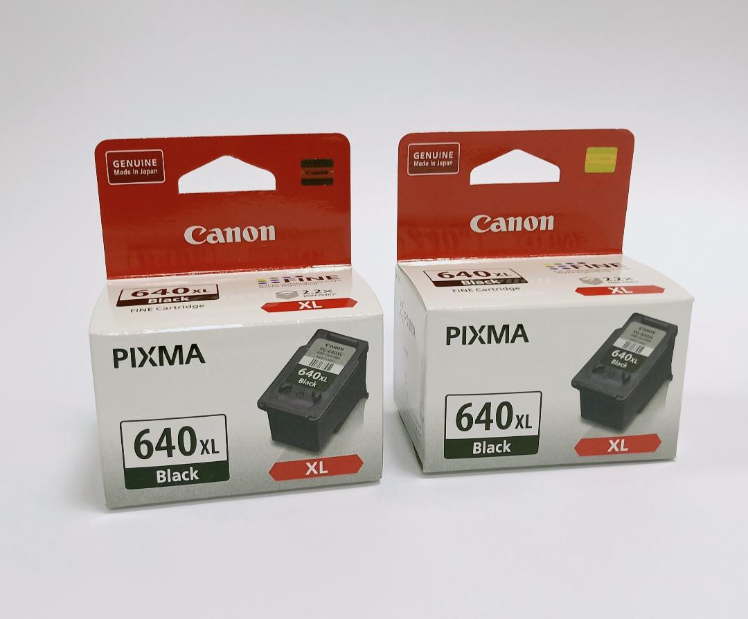 CANON PGI-640XL BLACK TWIN GENUINE HIGH CAPACITY INK CARTRIDGES.