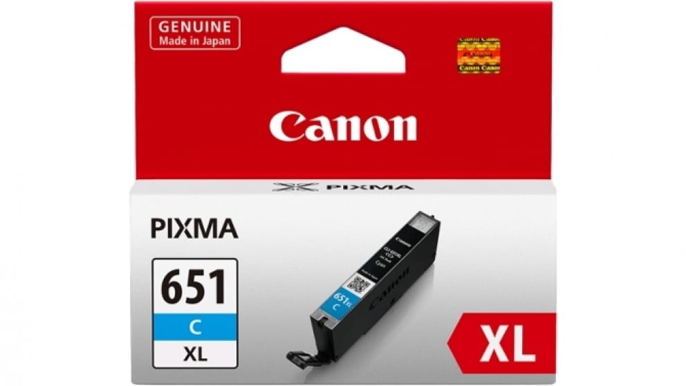 CANON CLI-651XL CYAN GENUINE HIGH CAPACITY INK CARTRIDGE.