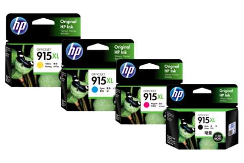 HP 915XL GENUINE VALUE PACK ORIGINAL 4-INK HIGH CAPACITY CARTRIDGES. FREE DELIVERY.