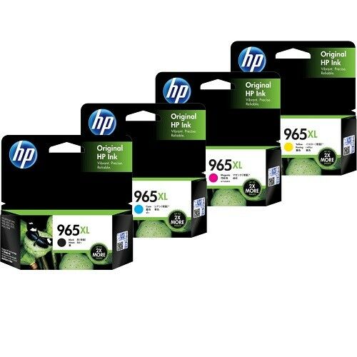 HP 965XL Genuine 4-Inks High Yield Value Pack.