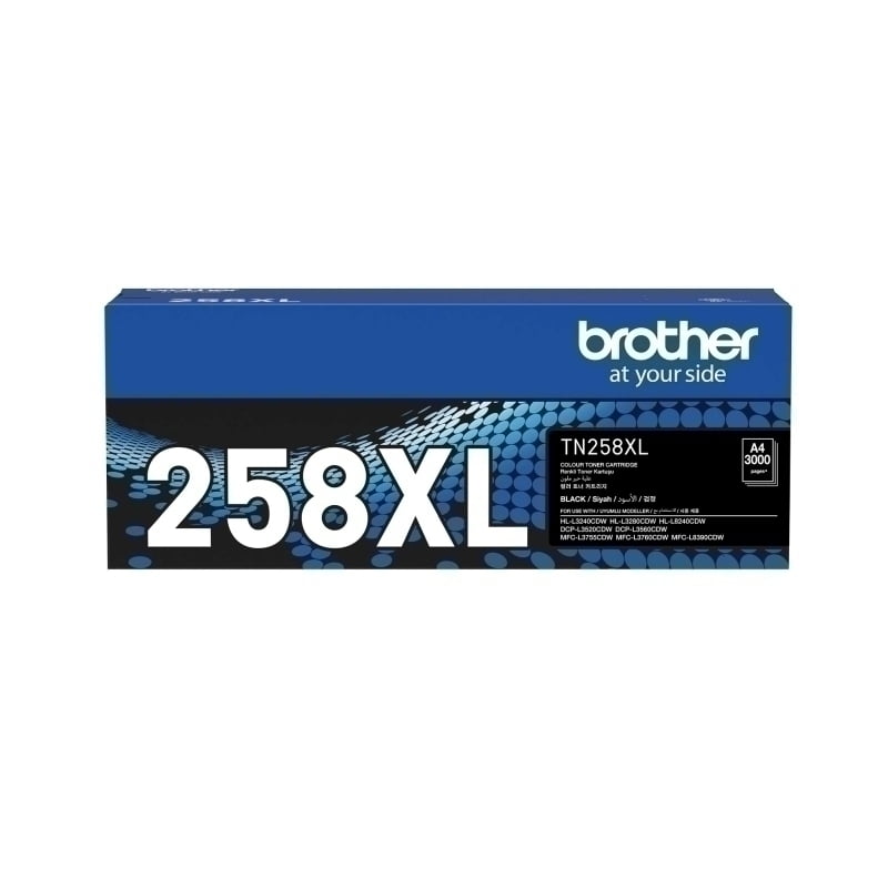 BROTHER TN-258XL BLACK GENUINE TONER.