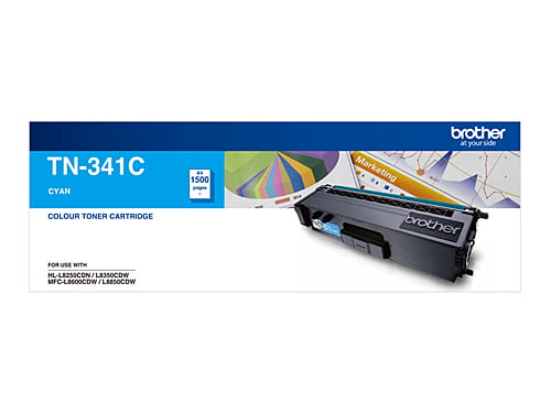 Brother TN341 Cyan Genuine Toner Cartridge