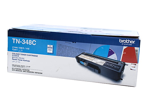 Brother TN348 Cyan Genuine Toner Cartridge