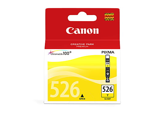 CANON CLI-526 YELLOW GENUINE INK CARTRIDGE.