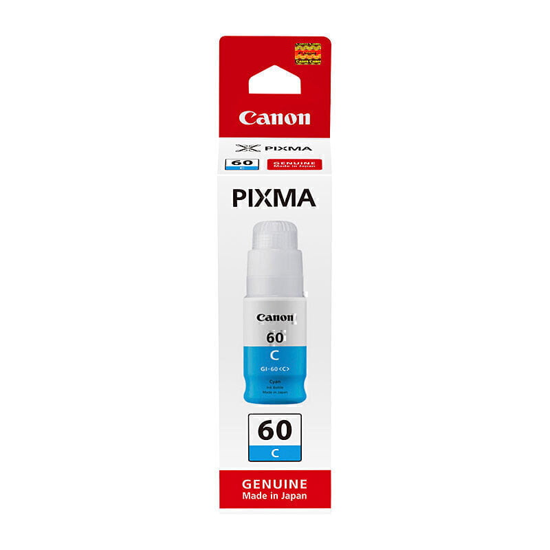 CANON GI-60 CYAN GENUINE BOTTLE INK.