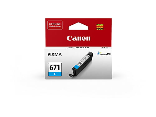 Canon CLI 671 Cyan Genuine Ink Cartridge