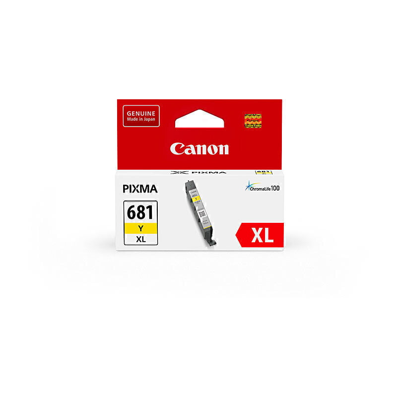 CANON CLI-681 XL YELLOW GENUINE HIGH CAPACITY INK CARTRIDGE.