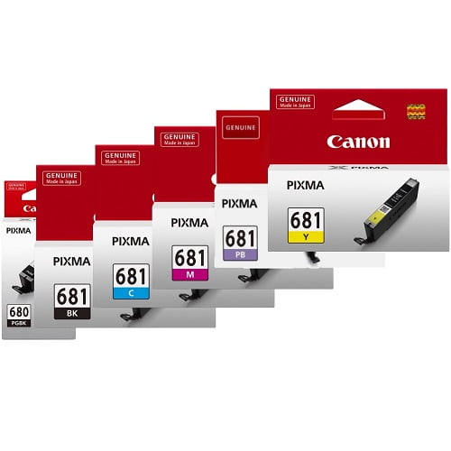 CANON PG-680/ CLI-681 GENUINE 6-INK ORIGINAL VALUE PACK.