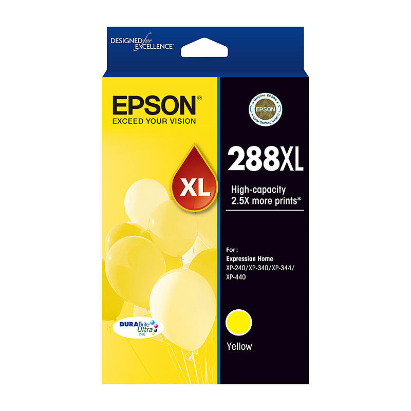 Epson 288 XL Yellow Genuine High Capacity Ink Cartridge.
