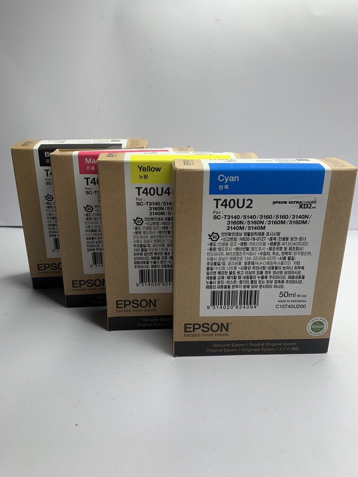 EPSON T40U1-T40U4 Genuine 4-Ink Value Pack