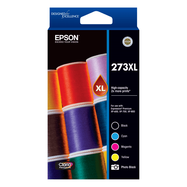 Epson 273 XL Genuine High Capacity Original 5-Ink Value Pack