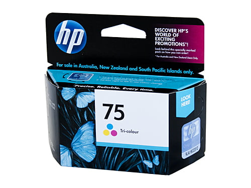 HP 75 TRI-COLOUR GENUINE INK CARTRIDGE CB337WA.