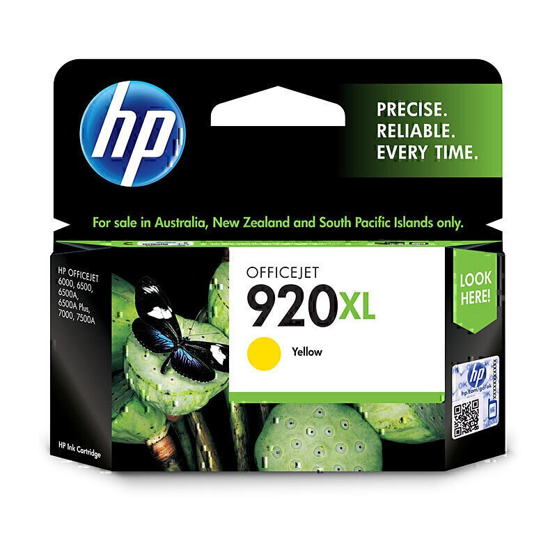 HP 920XL YELLOW GENUINE HIGH CAPACITY INK CARTRIDGE.