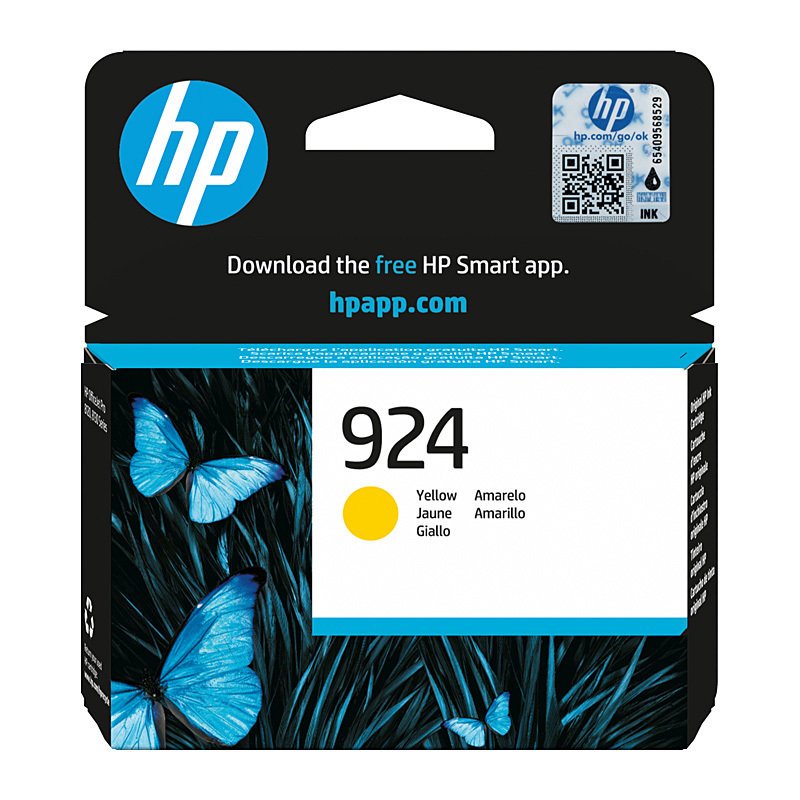 HP 924 YELLOW GENUINE INK CARTRIDGE.