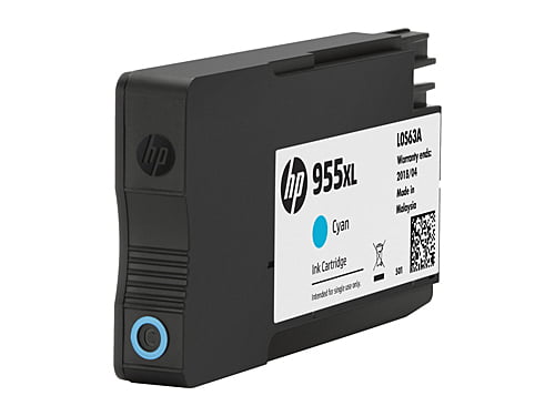 HP 955XL CYAN GENUINE HIGH CAPACITY INK - L0S63AA.