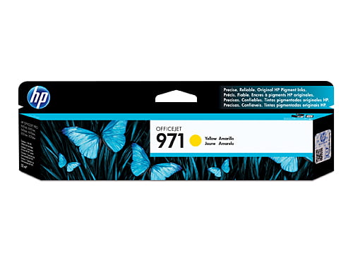 HP 971 Yellow Genuine Ink Cartridge CN624AA