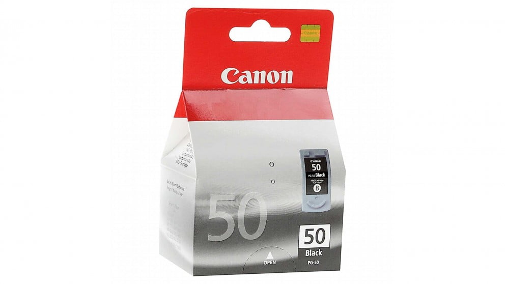 CANON PG-50 BLACK GENUINE INK CARTRIDGE.