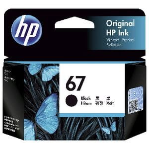 HP 67 BLACK GENUINE INK CARTRIDGE.