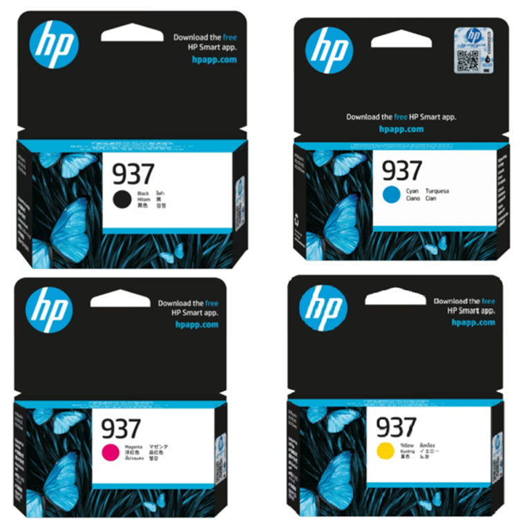 HP 937 GENUINE 4-INK VALUE PACK. FREE DELIVERY.