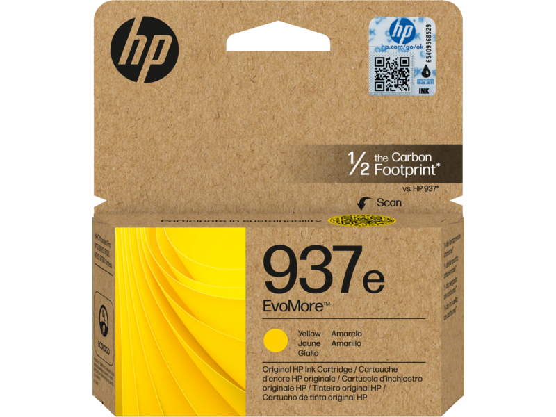 HP 937e YELLOW GENUINE HIGH CAPACITY INK CARTRIDGE.