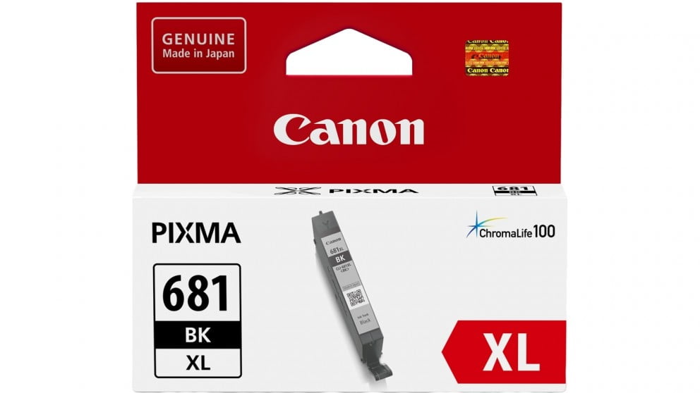 CANON CLI-681XL BLACK GENUINE HIGH CAPACITY INK CARTRIDGE.