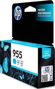 HP 955 CYAN GENUINE INK CARTRIDGE. LOS51AA