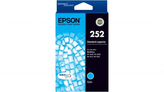 Epson 252 Cyan Genuine Ink Cartridge