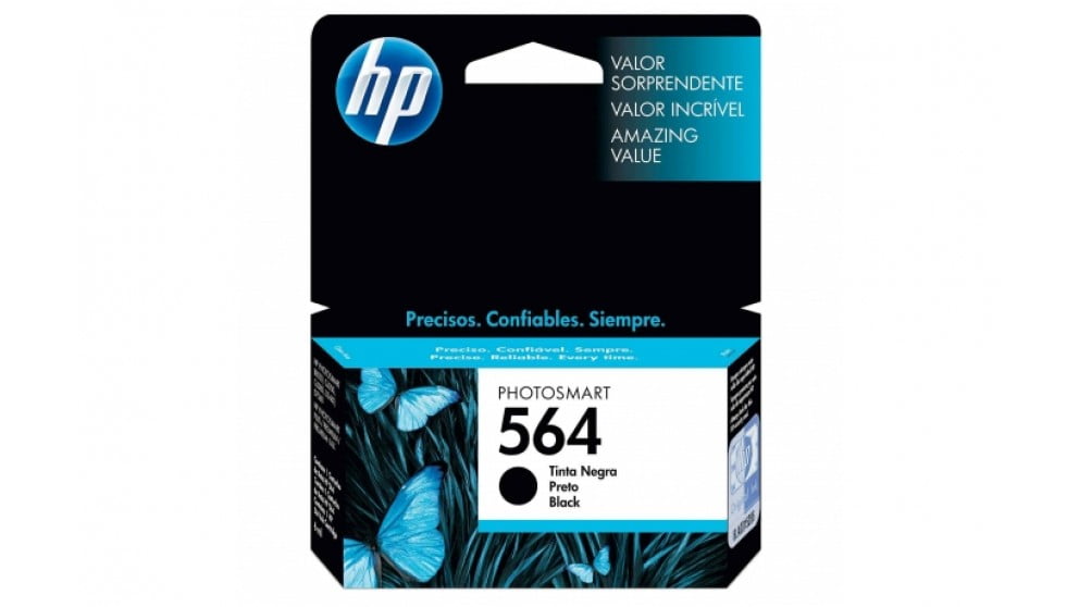 HP 564 BLACK GENUINE INK CARTRIDGE. CB316WA