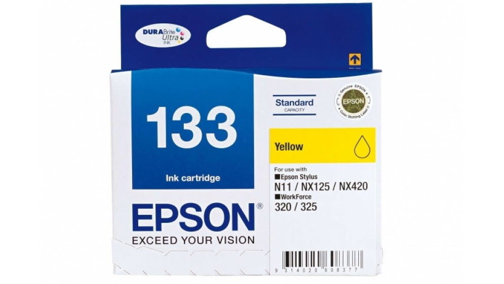 EPSON 133 Yellow Genuine Ink Cartridge – No Box, Special Offer
