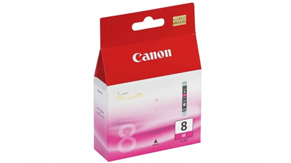 CANON CLI-8 MAGENTA GENUINE INK CARTRIDGE.