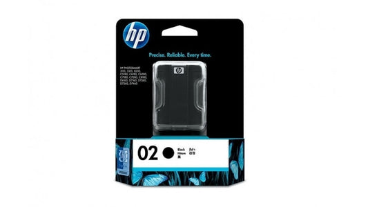 HP 02 Black Genuine Ink Cartridge  C8721WA DAMAGE BOX SALE
