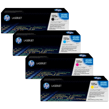 HP 125A GENUINE 4-TONER VALUE PACK BCMY.