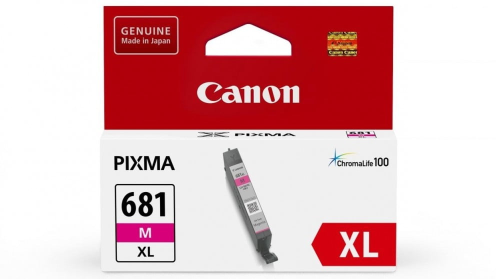 CANON CLI-681XL MAGENTA GENUINE HIGH CAPACITY INK CARTRIDGE.