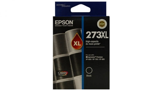 Epson 273 XL  Black Genuine High Capacity Ink Cartridge.