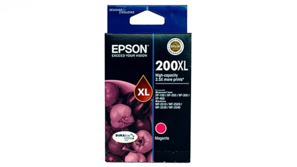 Epson 200XL Magenta Genuine High Capacity Ink Cartridge.