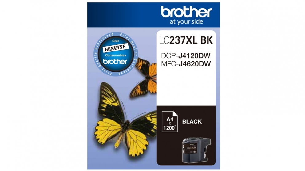 BROTHER LC237XL BLACK GENUINE HIGH CAPACITY INK.