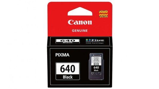 CANON PG-640 BLACK GENUINE INK CARTRIDGE.