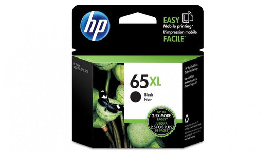 HP 65XL BLACK GENUINE HIGH CAPACITY INK CARTRIDGE N9K04AA.