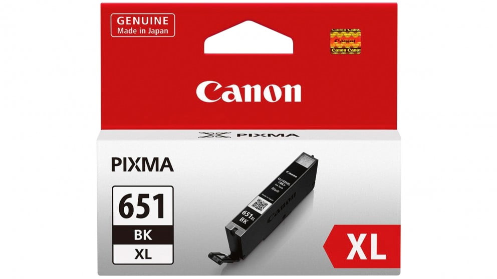 CANON CLI-651XL BLACK GENUINE HIGH CAPACITY INK CARTRIDGE.