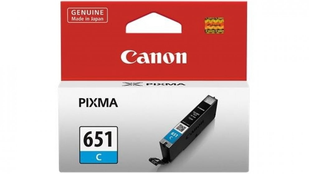 CANON CLI-651 CYAN GENUINE INK CARTRIDGE.