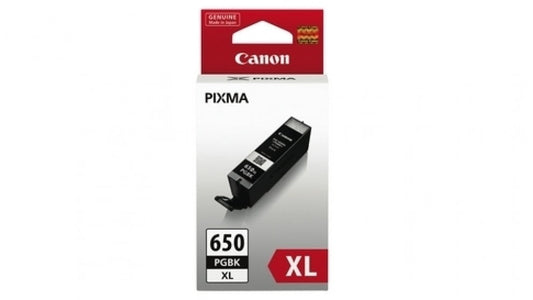 CANON PGI-650XL BLACK GENUINE HIGH CAPACITY INK CARTRIDGE.