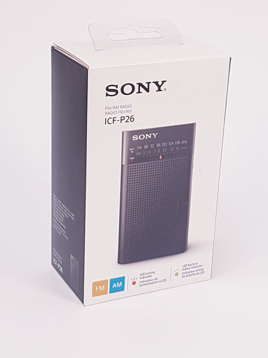 Sony ICF-P26 FM/AM Radio