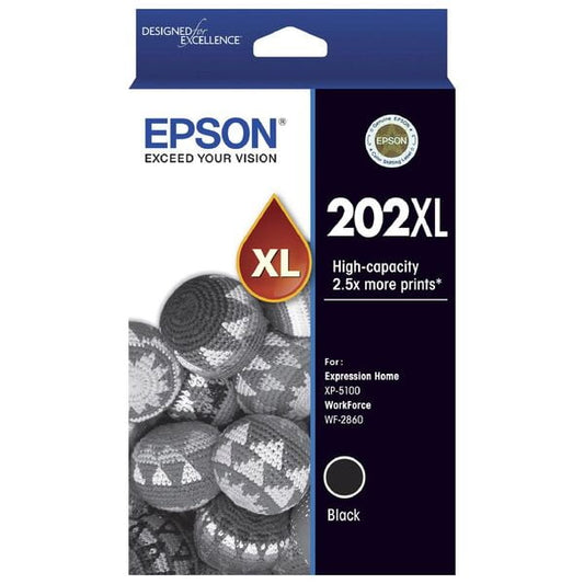 Epson 202XL Black Genuine High Capacity Ink Cartridge