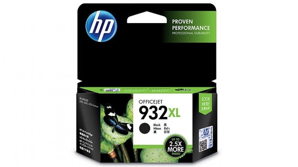 HP 932XL BLACK GENUINE INK CARTRIDGE CN053AA.