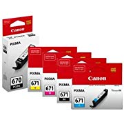 CANON PGI-670 & CLI-671 GENUINE 5-INK VALUE PACK.