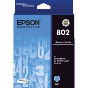 Epson 802 Cyan Genuine Ink Cartridge